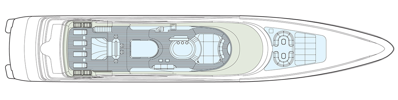 motor yacht home deck plans